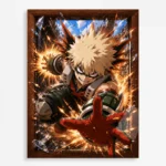MHA - Katsuki Bakugo Metal Poster Wall
  Decor - B