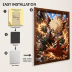 MHA - Katsuki Bakugo Metal Poster Wall
  Decor - B - Image 2