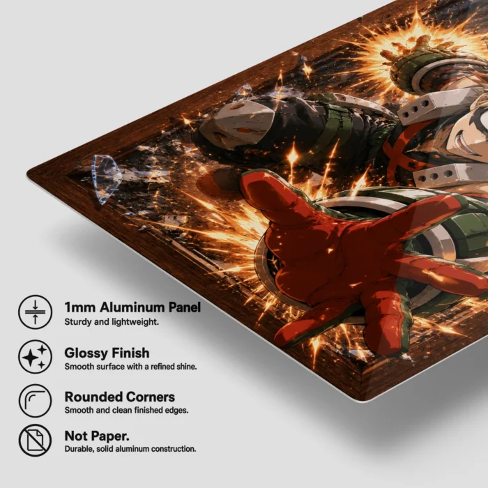 MHA - Katsuki Bakugo Metal Poster Wall
  Decor - B - Image 5