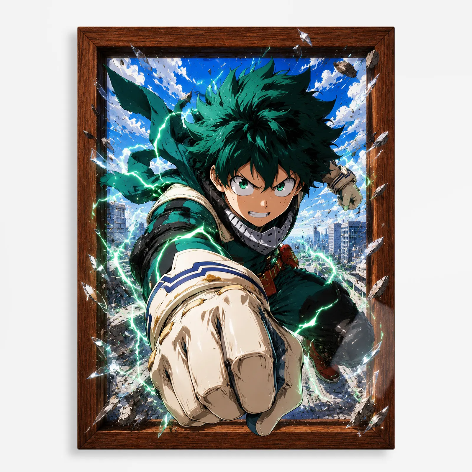 anime metal poster (278) s1 MHA - Izuku Midoriya Metal Poster Wall
Decor - B - Image 1