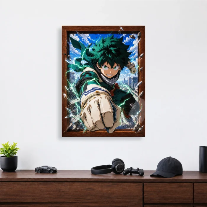 MHA - Izuku Midoriya Metal Poster Wall
  Decor - B - Image 3