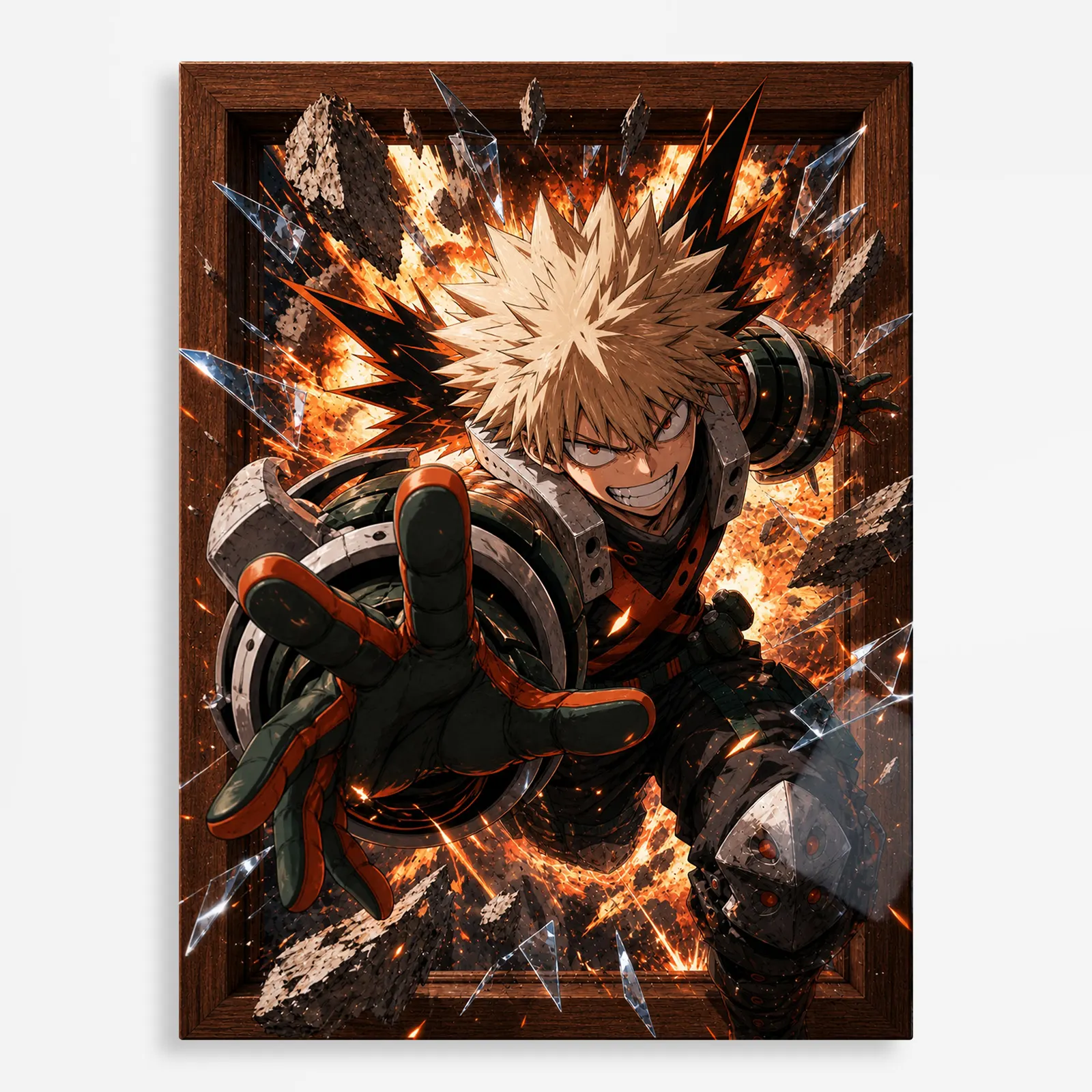 anime metal poster (279) s1 MHA - Katsuki Bakugo Metal Poster Wall
Decor - C - Image 1