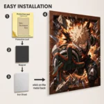 MHA - Katsuki Bakugo Metal Poster Wall
  Decor - C - Image 2
