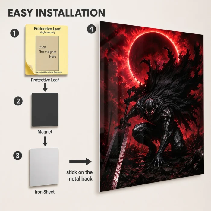 Dark Fantasy Metal Poster Wall Decor - D - Image 2