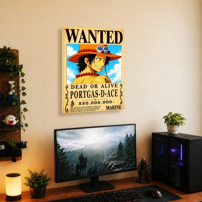 OP - Portgas D. Ace Wanted Metal Poster
  Wall Decor - Image 4