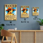 OP - Portgas D. Ace Wanted Metal Poster
  Wall Decor - Image 6