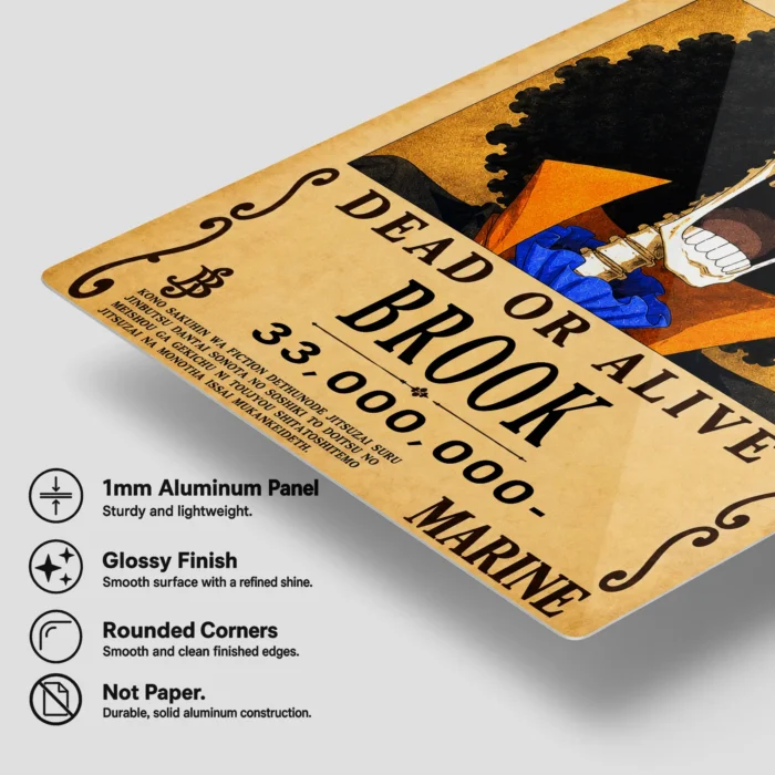 OP - Brook Wanted Metal Poster Wall
  Decor - Image 5