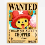 OP - Tony Tony Chopper Wanted Metal
  Poster Wall Decor