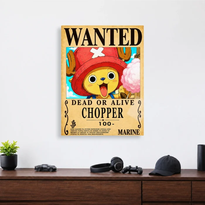 OP - Tony Tony Chopper Wanted Metal
  Poster Wall Decor - Image 3