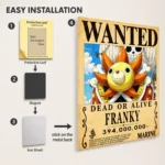 OP - Franky Wanted Metal Poster Wall
  Decor - Image 2