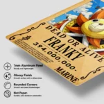 OP - Franky Wanted Metal Poster Wall
  Decor - Image 5