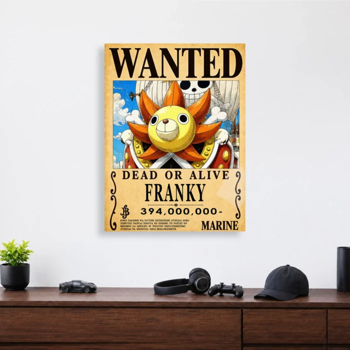 OP - Franky Wanted Metal Poster Wall
  Decor - Image 3