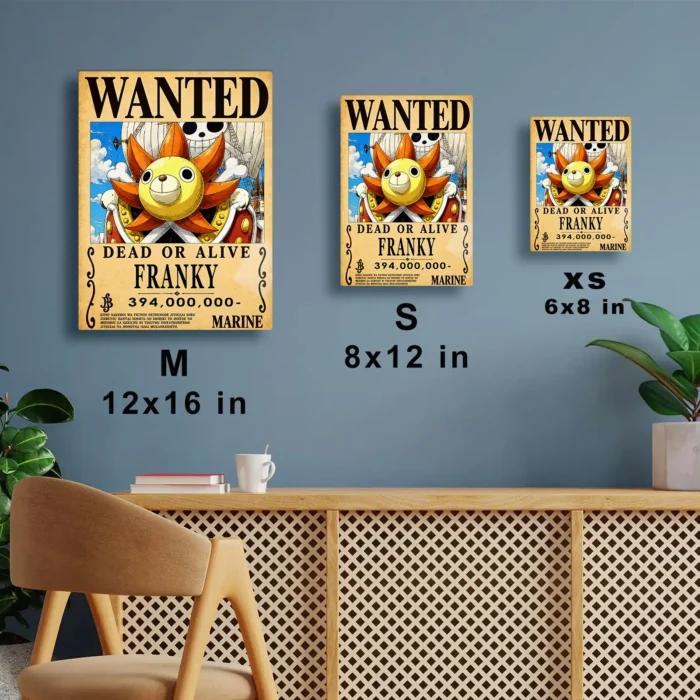 OP - Franky Wanted Metal Poster Wall
  Decor - Image 6