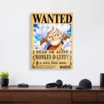 OP - Monkey D. Luffy Wanted Metal Poster
  Wall Decor - Image 3