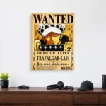 OP - Trafalgar D. Water Law Wanted Metal
  Poster Wall Decor - Image 3