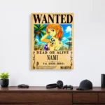 OP - Nami Wanted Metal Poster Wall Decor - Image 3