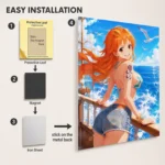 OP - Nami Metal Poster Wall Decor - Image 2
