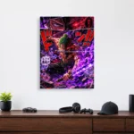 OP - Roronoa Zoro Metal Poster Wall
  Decor - Image 3