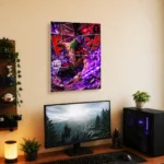 OP - Roronoa Zoro Metal Poster Wall
  Decor - Image 4
