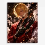OP - Sanji Metal Poster Wall Decor