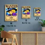 OP - Sabo Wanted Metal Poster Wall Decor - Image 6