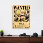 OP - Sanji Wanted Metal Poster Wall
  Decor - Image 3