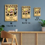OP - Sanji Wanted Metal Poster Wall
  Decor - Image 6