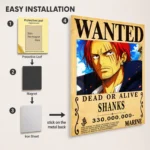 OP - Shanks Wanted Metal Poster Wall
  Decor - Image 2