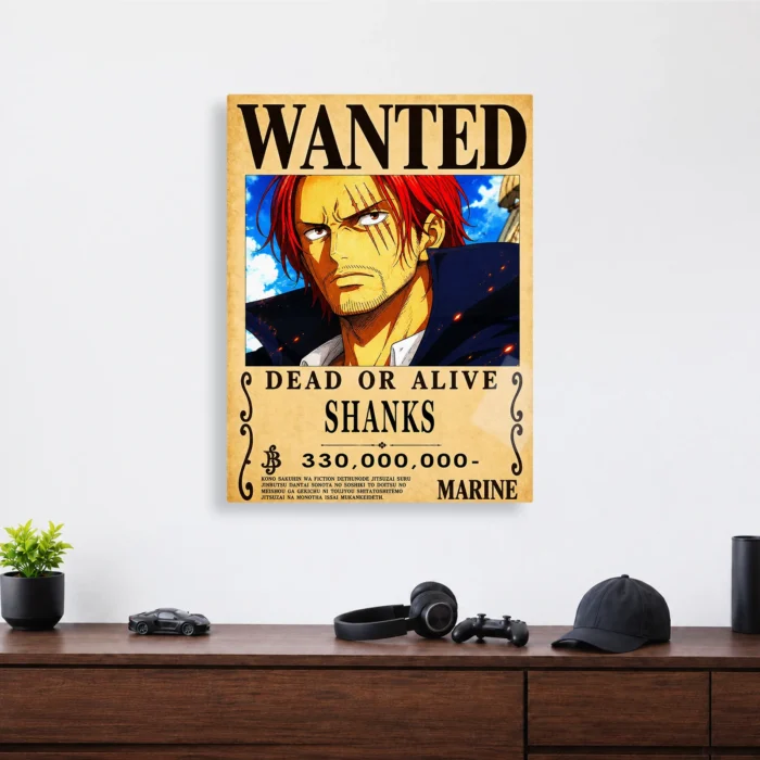OP - Shanks Wanted Metal Poster Wall
  Decor - Image 3