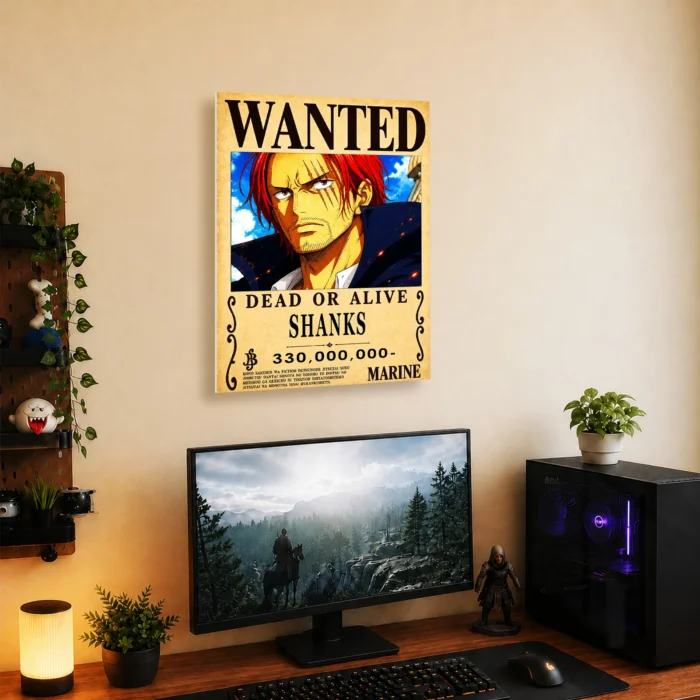 OP - Shanks Wanted Metal Poster Wall
  Decor - Image 4