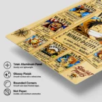 OP Wanted Metal Poster Wall Decor - Image 5