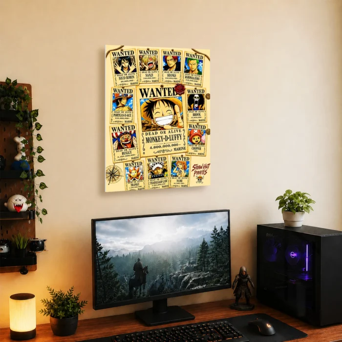 OP Wanted Metal Poster Wall Decor - Image 4