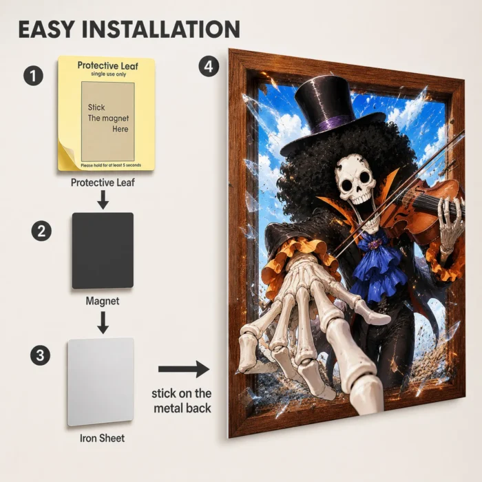 OP - Brook Metal Poster Wall Decor - Image 2