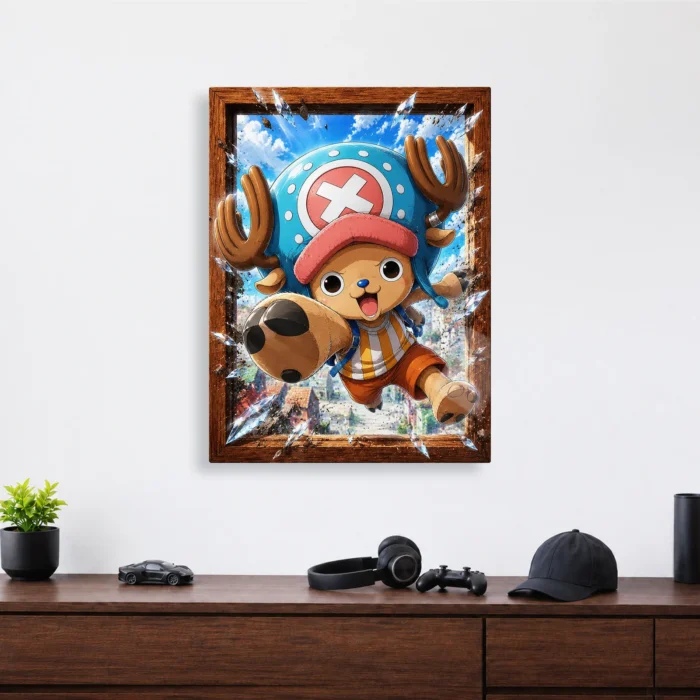 OP - Tony Tony Chopper Metal Poster Wall
  Decor - Image 3