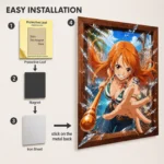 OP - Nami Metal Poster Wall Decor - A - Image 2