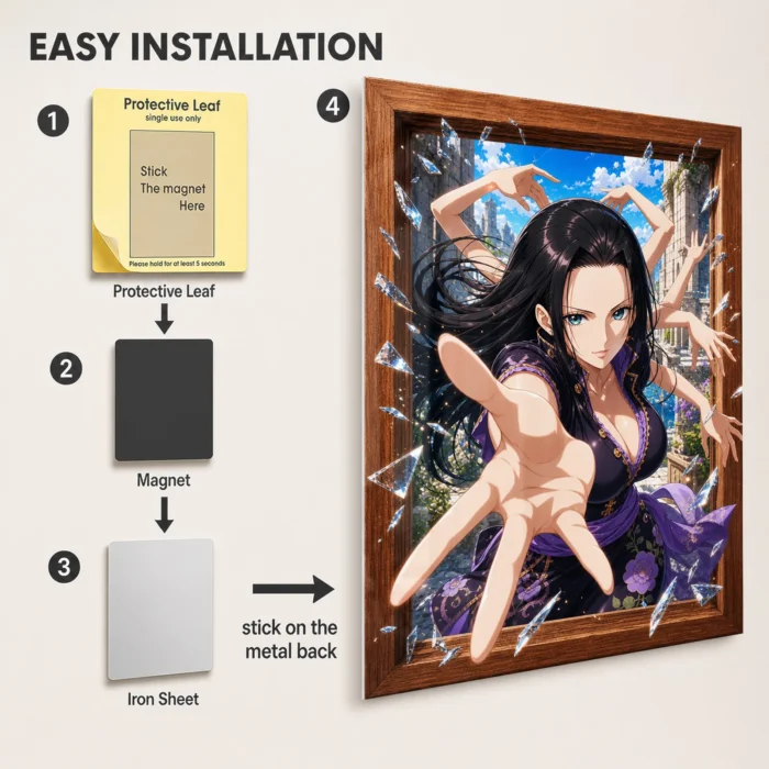 OP - Nico Robin Metal Poster Wall Decor - Image 2
