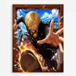 OP - Sanji Metal Poster Wall Decor - A