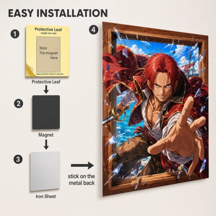 OP - Shanks Metal Poster Wall Decor - Image 2