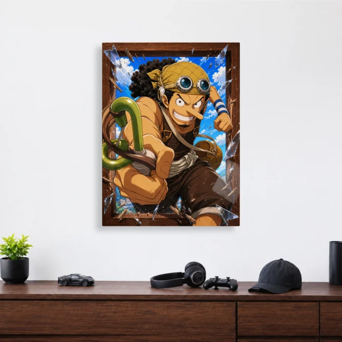 OP - Usopp Metal Poster Wall Decor - Image 3