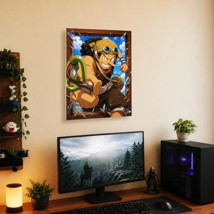 OP - Usopp Metal Poster Wall Decor - Image 4
