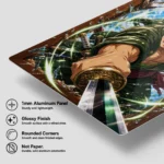 OP - Roronoa Zoro Metal Poster Wall
  Decor - A - Image 5