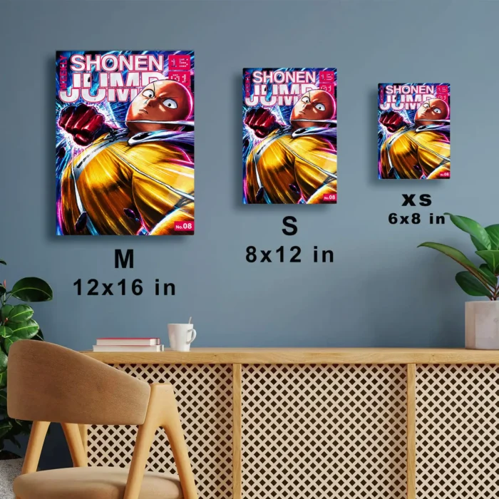 OPM - Saitama Metal Poster Wall Decor - Image 6