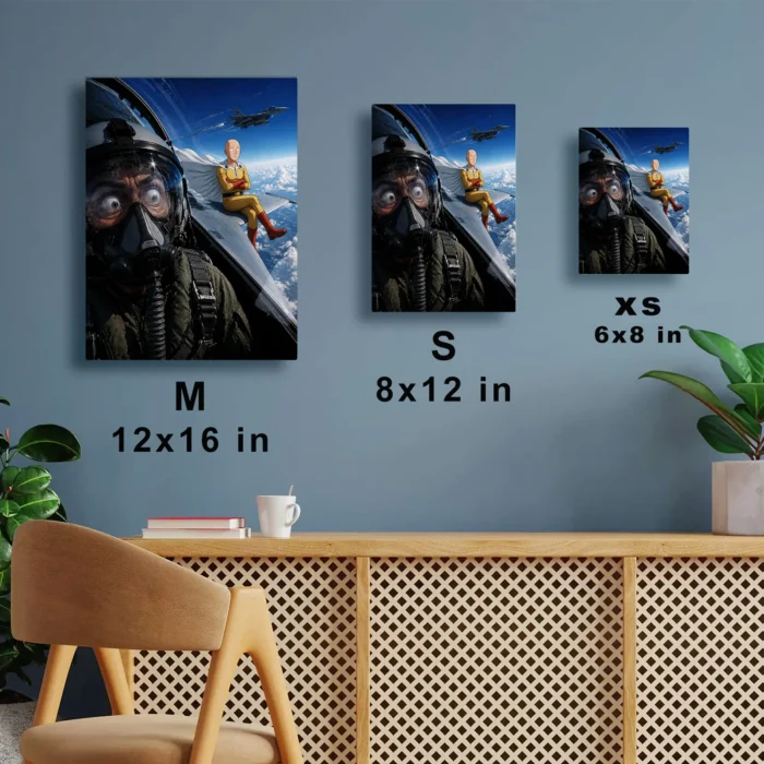 OPM - Saitama Metal Poster Wall Decor -
  A - Image 6