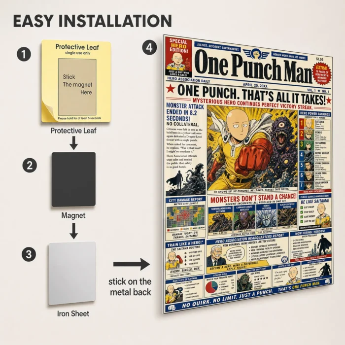 OPM Metal Poster Wall Decor - C - Image 2