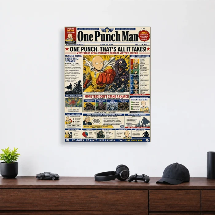 OPM Metal Poster Wall Decor - C - Image 3