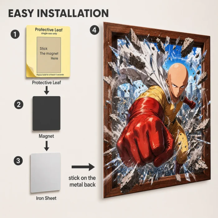 OPM Metal Poster Wall Decor - D - Image 2