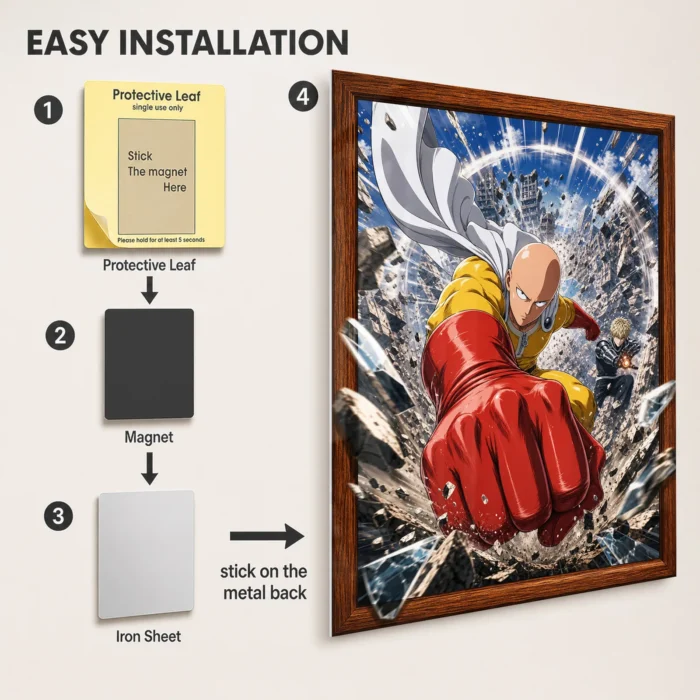 OPM Metal Poster Wall Decor - E - Image 2