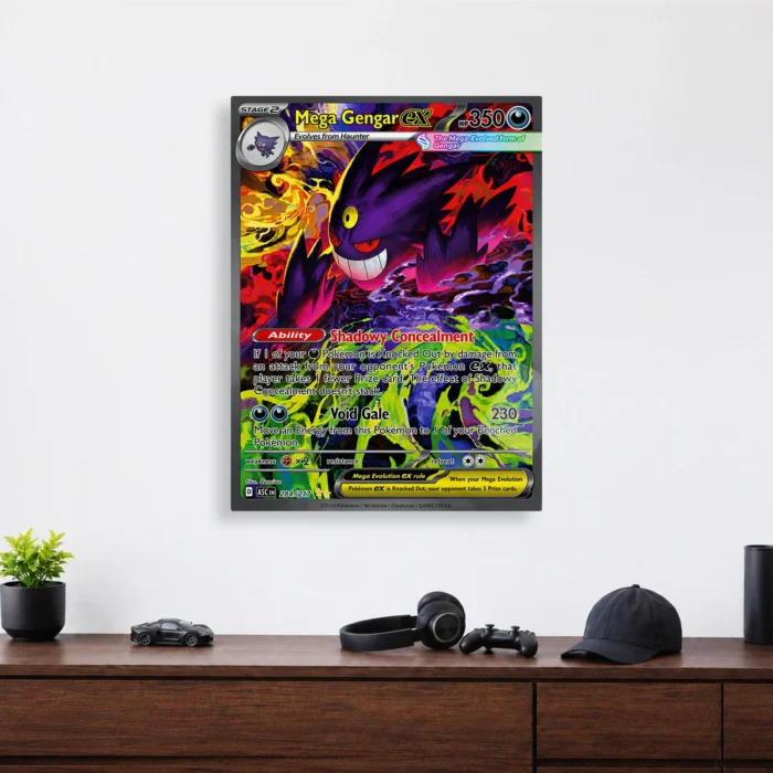 Poke - Mega Gengar Metal
  Poster Wall Decor - Image 3