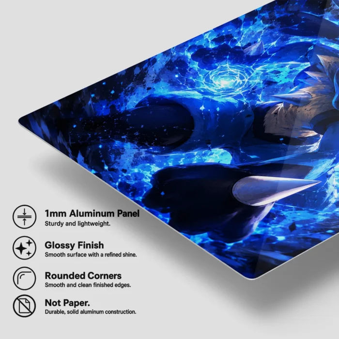 Poke - Lucario Metal Poster
  Wall Decor - Image 5