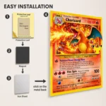 Poke - Charizard Metal Poster
  Wall Decor - Image 2
